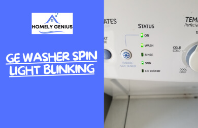 GE Washer Spin Light Blinking