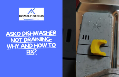 asko dishwasher not draining