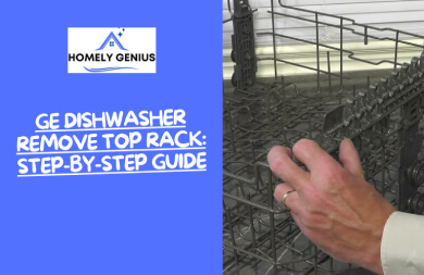 ge dishwasher remove top rack