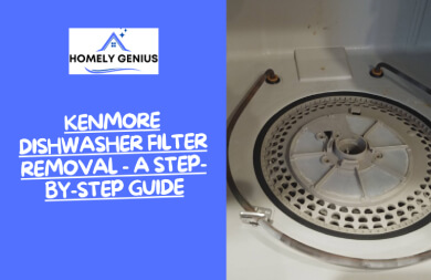 kenmore dishwasher filter removal