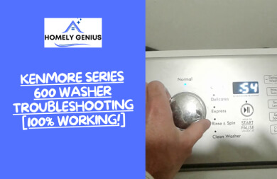 kenmore series 600 washer troubleshooting