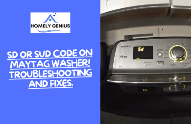 sd or sud code on maytag washer