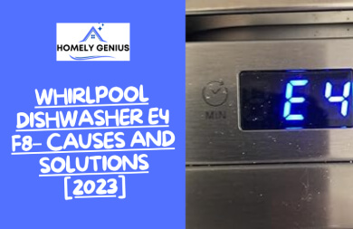 whirlpool dishwasher e4 f8