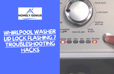 whirlpool washer lid lock flashing