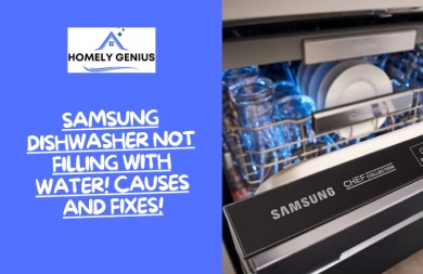 Samsung Dishwasher Not Filling With Water! Causes And Fixes!