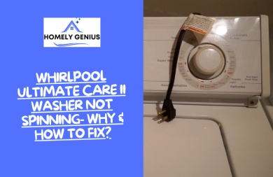 whirlpool ultimate care ii washer not spinning