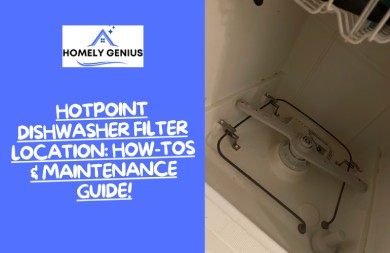 hotpoint dishwasher filter location