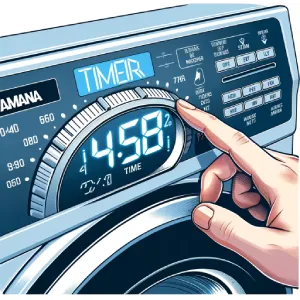 Easy Timer Adjustment on Amana Washer