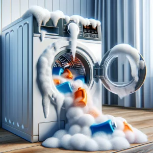 Excessive detergent on maytag washer