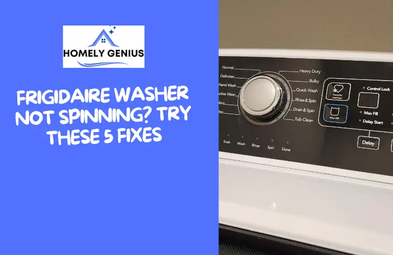 Frigidaire Washer Not Spinning? Try These 5 Fixes