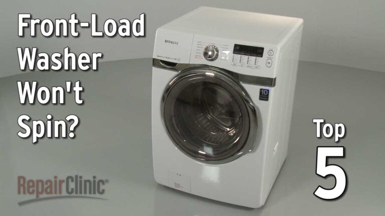 Ge Front Load Washer Wont Spin: Troubleshooting Guide